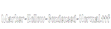 Marker-Hollow-Condensed-Normal