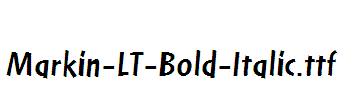 Markin-LT-Bold-Italic