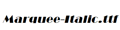 Marquee-Italic