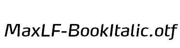 MaxLF-BookItalic