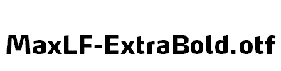 MaxLF-ExtraBold