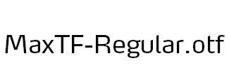 MaxTF-Regular