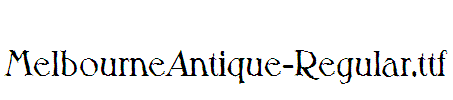 MelbourneAntique-Regular