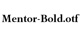 Mentor-Bold