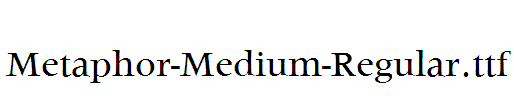 Metaphor-Medium-Regular