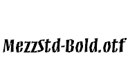 MezzStd-Bold