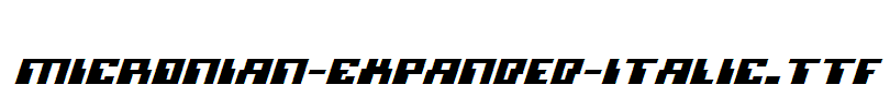 Micronian-Expanded-Italic