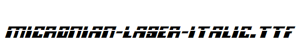 Micronian-Laser-Italic