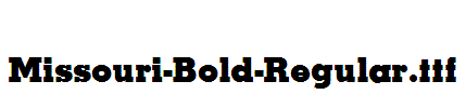 Missouri-Bold-Regular