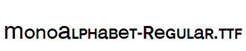 MonoAlphabet-Regular