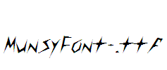 MunsyFont-