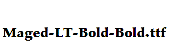 Maged-LT-Bold-Bold