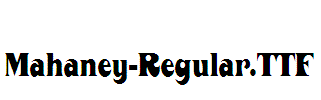 Mahaney-Regular