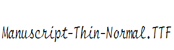 Manuscript-Thin-Normal