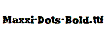 Maxxi-Dots-Bold