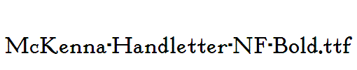 McKenna-Handletter-NF-Bold