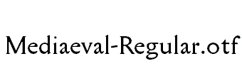 Mediaeval-Regular