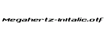 Megahertz-InItalic