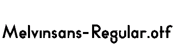 Melvinsans-Regular