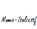 Memo-Italic