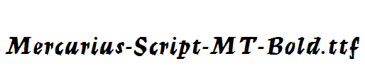 Mercurius-Script-MT-Bold