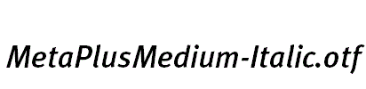 MetaPlusMedium-Italic