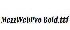 MezzWebPro-Bold