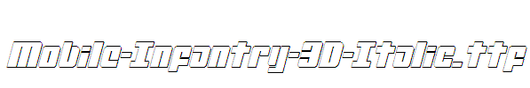 Mobile-Infantry-3D-Italic