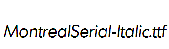 MontrealSerial-Italic