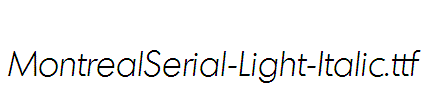 MontrealSerial-Light-Italic