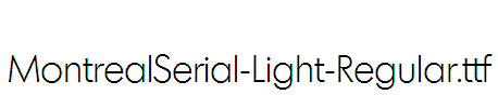 MontrealSerial-Light-Regular