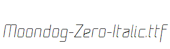 Moondog-Zero-Italic