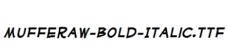 Mufferaw-Bold-Italic