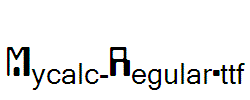 Mycalc-Regular