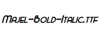 Majel-Bold-Italic