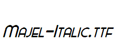 Majel-Italic