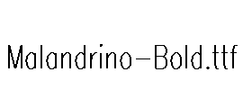 Malandrino-Bold