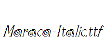 Maraca-Italic