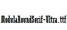 ModulaRoundSerif-Ultra