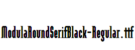 ModulaRoundSerifBlack-Regular