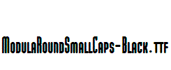 ModulaRoundSmallCaps-Black