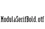 ModulaSerifBold