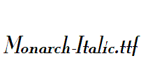 Monarch-Italic