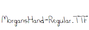 MorgansHand-Regular