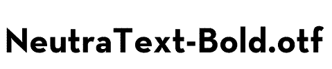 NeutraText-Bold
