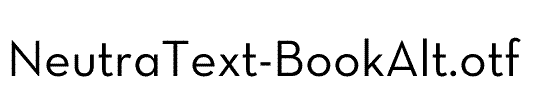 NeutraText-BookAlt