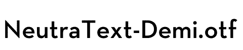 NeutraText-Demi
