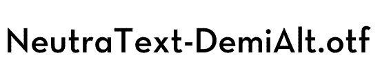 NeutraText-DemiAlt
