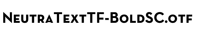 NeutraTextTF-BoldSC