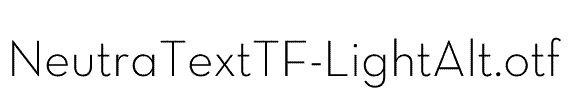 NeutraTextTF-LightAlt